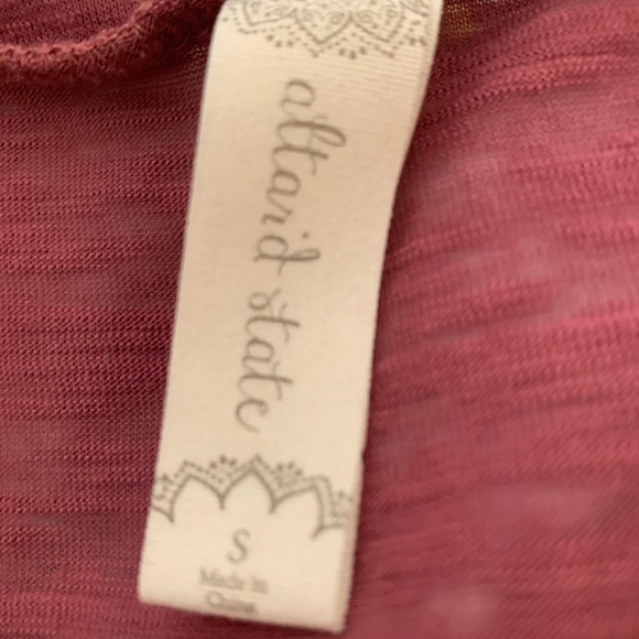 Altar’d State Mauve Knot Tank Top - Picture 3 of 3